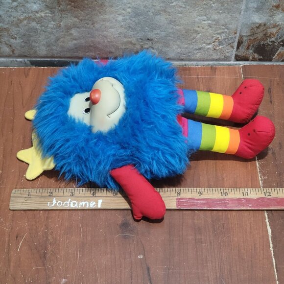 Vintage Rainbow Brite Champ Sprite Plushie Buddy Blue 1983 - Picture 8 of 12